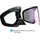 YEAZ Magnet-Ski-Snowboardbrille silber verspiegelt/silber APEX