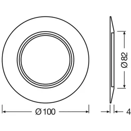 LEDVANCE Sanierungsring SP RING D100 BK