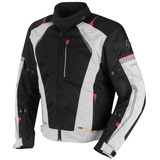 Germot X-Air Evo Pro Textiljacke wasserdicht Damen - Hellgrau/Schwarz/Rot - 40