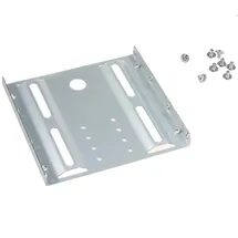 Maclean Brackets Maclean MC-655 SSD Montage Rahmen Einbau Rahmen 3,5" für Festplatte 2,5" (6,4cm) Größe Einbaurahmen kompatibel Montagezubehör Wechselrahmen Mounting Frame Halterung Schienen