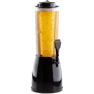 Relaxdays Biersäule mit Zapfhahn,