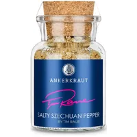 Ankerkraut Salty Szechuan Pepper by Tim Raue, exklusive Gewürzmischung vom Sternekoch, mit Fleur de Sel und Szechuan Pfeffer, 110 g im Korkenglas