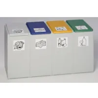 VAR Kunststoffcontainer 40 l Grau