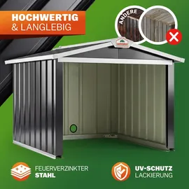 Gardebruk Mährobotergarage Satteldach Metall 86x100x63cm