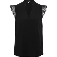 QS Blusentop schwarz M