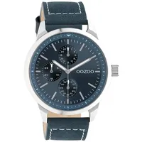 Oozoo Armbanduhr dunkelblau Leder C10905 Timepieces Unisex Analog-Quarzuhr UOC10905