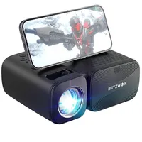 BlitzWolf BW-V3 Mini-LED-Beamer/Projektor, WLAN + Bluetooth (schwarz)