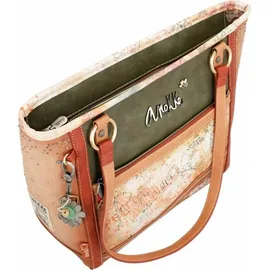 Anekke Peace & Love Schultertasche Polyurethan Khaki
