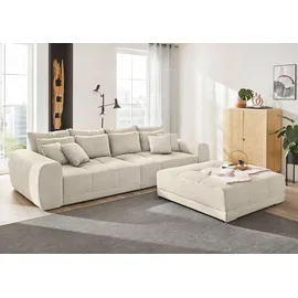 Jockenhöfer Hocker JOCKENHÖFER GRUPPE "Moldau XXL, B: 120 cm", beige, B:120cm H:39cm T:120cm, Feincord: 100% Polyester, Hocker, Hocker, Mega-Hocker im XXL-Format