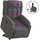 vidaXL Massagesessel mit Aufstehhilfe Stoff 92 x 98 x 92 cm Grau
