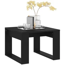 vidaXL Beistelltisch Schwarz Holz 50 x 50 x 35 cm