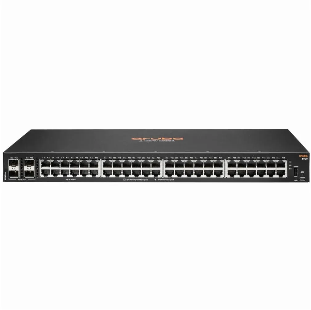 HP Aruba CX 6000 Series Rackmount Gigabit Managed Switch