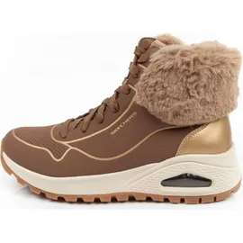 SKECHERS Uno Rugged Ankle Boot, taupe, 38.5 EU - 38.5
