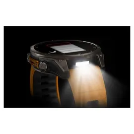 Garmin fenix 8 AMOLED 47 mm sapphire, graphit / titanium titan mit QuickFit Silikon-Armband 26 mm