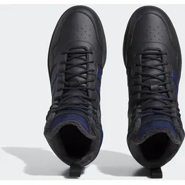 adidas Hoops 3.0 Mid Winterized Carbon / Dark Blue / Gum 46