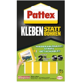 Pattex PXMS1 PXMS1 Doppelseitiges Klebeband (L x B) 40mm x 20mm 10St.
