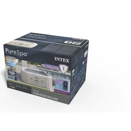 Intex PureSpa Chevron Deluxe Square 239 x 71 cm Creme