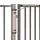 Attas Verticlose 2 Türschließer für 90° / 180° Öffnung Silber