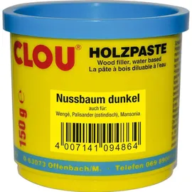 Clou Holzpaste 150 g nussbaum dunkel