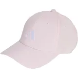 adidas New Logo Embroidered Baseball Kappe Clear Pink / White Erwachsene (L/XL)