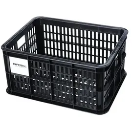 Basil Crate S Fahrradkiste schwarz