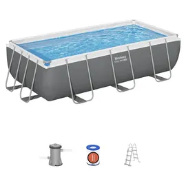 BESTWAY Frame-Pool 404 x 201 x 100 cm inkl. Filterpumpe