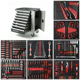 Mephisto Tools Werkzeugwagen Premium Werkstattwagen 8 Schubladen mit Werkzeug