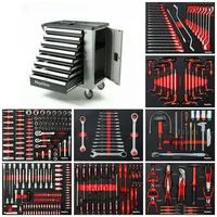 Mephisto Tools Werkzeugwagen Premium Werkstattwagen 8 Schubladen mit Werkzeug