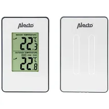 Alecto WS-1050 Wetterstation mit Außensensor weiß