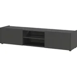 KADIMA DESIGN TV-Lowboard mit Kabelmanagement, 164x40x35, Griffloses Design