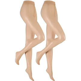 Hudson Simply 20 Strumpfhosen 2-Pack beige 38-40