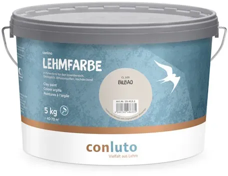 conluto Lehmfarbe Bilbao - 5 kg Eimer