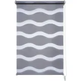 Liedeco Klemmfix Duo-Rollo mini Wave grau