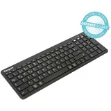 Targus Antimikrobielle Bluetooth-Universal-Tastatur in mittlerer Größe (Deutsche)