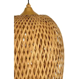 Pauleen Solarleuchte Kunststoff/Metall/Rattan 22 cm Ø, 75,2 cm H, 1 Stk., beige
