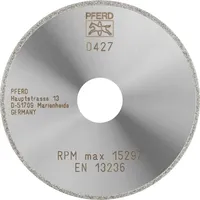 Pferd tools Diamant-Trennscheibe D1A1R 100x2,0x22,23 mm D427 (grob) durchgängiger