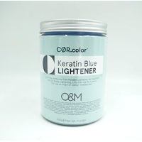 O&M Cor.color Keratin Blue Lightener Blondierpulver 500g