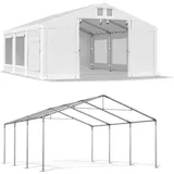 PARTYZELT 3x6 Moskitonetz PVC Pavillon Gartenzelt Festzelt 6x3 weiß PVC S