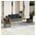 vidaXL 5-teiliges Gartensofa-Set Loungeset grau