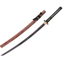 Red Samurai Katana mit roter Klinge