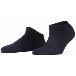 FALKE Damen Sneakersocken - ClimaWool, einfarbig, Merinowolle Schwarzblau 37-38