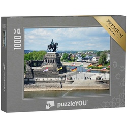 puzzleYOU Puzzle Puzzle 1000 Teile XXL „Koblenz: Stadt, Deutschland, Rheinland-Pfalz“, 1000 Puzzleteile, puzzleYOU-Kollektionen Deutschland