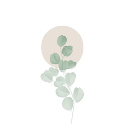Queence Leinwandbild, BxH: 40 x 60 cm - gruen | rosa | weiss