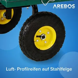 Arebos Bollerwagen faltbar grün