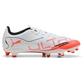 Puma Ultra 5 Play FG/AG Fußballschuhe Damen 01 white/black/glowing red 38.5