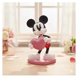 Christmas Inspirations Mickey Mouse in Love Offiziell lizenzierte Dekofigur 20x13 cm - Wetterfeste Disney Gartendeko aus Polyresin für Garten, Balkon, Terrasse & Wohnzimmer - Geschenkidee