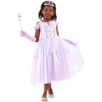 Rubies Prinzessin Purple Princess Kostüm für Mädchen, lila Prinzessinenkleid mit Organza, Tiara und Handschuhe, Original, ideal für Halloween, Weihnachten, Karneval und Geburtstag.