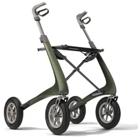 byAcre Carbon Overland Rollator metallic-grün