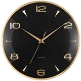 Karlsson KA6017BK Wand- /Tischuhr Digitale Uhr Rund Schwarz
