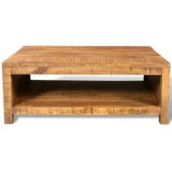vidaXL Couchtisch Massivholz Mango